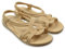 BRASILERAS Tongs Femme Enfant Antidérapantes Confortables Chaussures de Plage/Piscine/urbaines Beige 36 EU