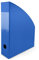 Netuno 1 x faltbarer Stehordner aus Kunststoff A4 Blau Rückenbreite 7cm Archiv-Stehsammler Archive Box Pappe Karton Dokumentensammler Aktenmagazinhalter Zeitschriftenhalter Kunststoff-Organizer