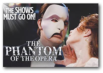 BEMIN Klassisches Filmposter Das Phantom der Oper 2 Poster Wandkunst Gemälde Leinwand Geschenk Wohnzimmer Pr