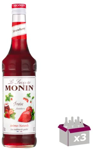 Lot de 3 Sirop - Fraise - 1L