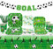 Fußball Party Dekorationen - Inklusive Fußball Element Banner, Teller, Servietten, Tassen, Tischdecke, Fußball Geburtstag Zubehör für Kinder und Fußball-Fans - Für 20 Personen