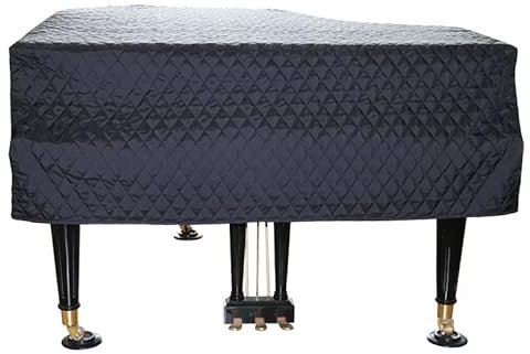 Funda para piano de cola, doble capa gruesa para piano de cola, impermeable, a prueba de humedad, cubierta antipolvo para piano personalizable, sin cubierta de taburete, 180 cm