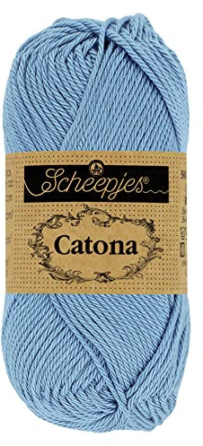 Scheepjes - Scheepjes Catona 247 Bluebird Yarn - 1x10g