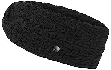 Ziener Damen ILENI Stirnband/modisch gestrickt, black, Usex