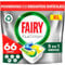 Fairy Platinum Plus All-In-1 DishwasherTablets, Bulk Pack - 66 Pods, Lemon, Greasy Filter & Rinse Aid Action