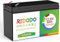 Redodo 12V 6Ah LiFePO4 Betteria, Max Batteria Litio Ricaricabile 2000+ Cicli, 76,8Wh Batteria litio con 6A BMS, Sostituzione Perfetta del Piombo Acido per Camper e Sistemi Solari