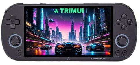 TRIMUI SMART PRO - Console da gioco portatile in stile retrò, 128 g, con 12700 giochi, sistema Linux da 4,96 pollici, processore A133P, per bambini e adulti
