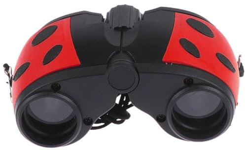 Glixoft Fernglas Für Kinder, Jungen Und Mädchen, Niedliches Marienkäfer-fernglas, Kompaktes, Sicheres Teleskop, Partygeschenk-Requisite Für Kinder