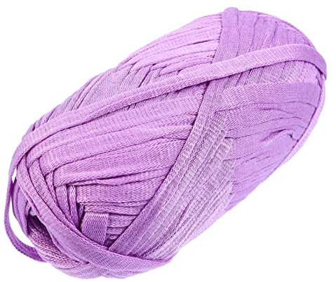 VILLCASE 2rollos Cuerda De Tejer De Mano Hilo Trenzado Para Manualidades Para Proyectos De Ganchillo y Macramé Color