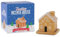 Gift Republic Lebkuchenhaus Räuchergefäß - Festlicher Räucherstäbchenhalter mit Lebkuchenduft, Heimduft, Weihnachtsdekoration, Braun
