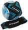 Hy-Pro Football Trainer - Football Kick Trainer, Solo Practice Training Aid, Adjustable Waist Belt, Compatible with Size 3,4 &5 Footballs, Great Gift Idea, Black/Blue