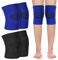 HJZHII 2 pares de rodilleras para niños, rodilleras de balonmano, voleibol, transpirables, elásticas, suaves, rodilleras (azul)
