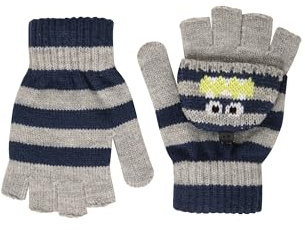 Mountain Warehouse Monster Kids Knitted Gloves Navy M - L