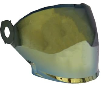 LS2, Helmvisier OF620 CLASSY, Iridium Gold