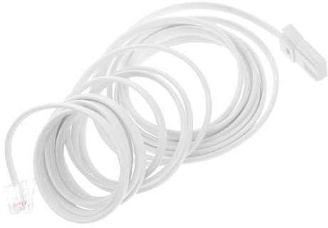 OSALADI 3m Cavo Telefonico Fisso Di Prolunga Metri Di Generosa Filo Per Collegamento Telefonico Lungo Per Modem e Fax Connessione Affidabile Per Uso Domestico e Ufficio