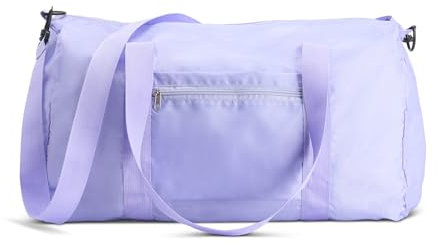 Muitomas Borsone Pieghevole Compatto con Tracolla Regolabile, Resistente, 55x27x27 cm, Colore Lilla