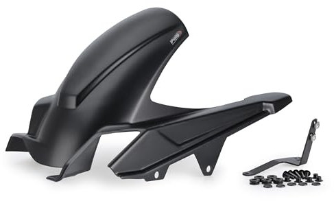 Puig 22379J Hinterradkotflügel; aerodynamisches und widerstandsfähiges Design; aus hochwertigem ABS gefertigt; schnelle Montage; ideal für Schutz und Stil, Matt Schwarz