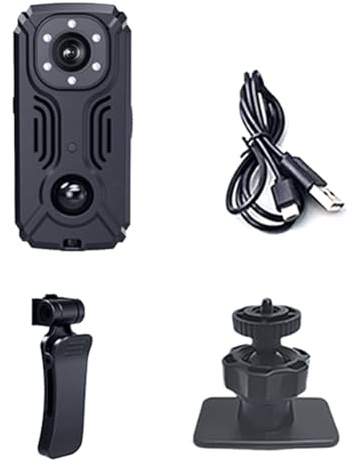 Bosiyrggrl MD37 Wifi Mini Caméra IR-CUT Vision Nocturne Caméscope Miniature Poche Police Corps Caméra PIR Caméras de Vélo Webcam de Sport