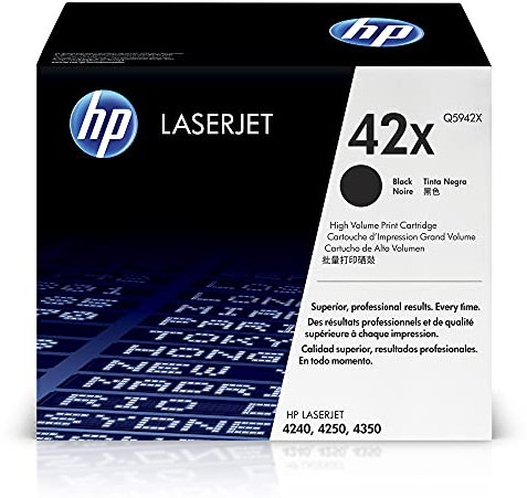 HP 42X Schwarz Original LaserJet Tonerkartusche mit hoher Reichweite