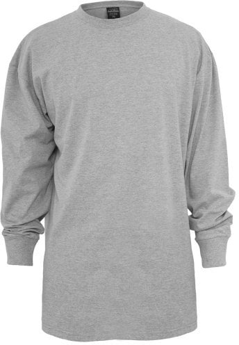 Urban Classics Men's Tall Tee L/S T-Shirt, Gray, XXL