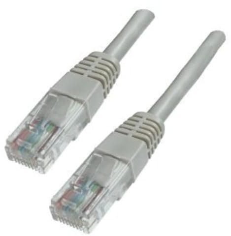 Aptii CAT 6 Network Cable. Ethernet LAN 10/100/1000 Gigabit Patch Lead Grey 10m