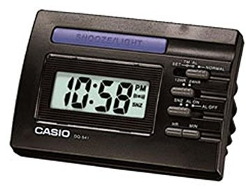 Casio Despertador Digital, Negro, 91x58X64 mm