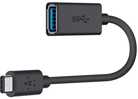 Belkin 1.5A USB 3.1 Type-C to Type-A Adapter - Black