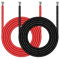 Glarks 10 gauge (AWG) silicone Wire 12 ft (1,8 m nero/1,8 m Red) super morbido silicone flessibile filo