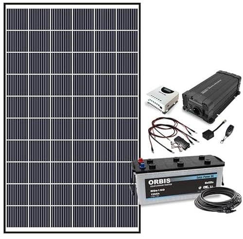 Stand-Alone Solaranlage PV-Anlage 1000W AC/Panel, Batterieladeregler, Sinus-Wechselrichter