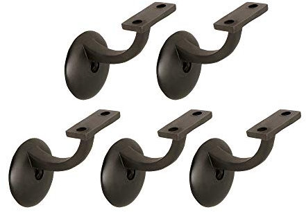 Design House 182048 Jumbo Handlauf Halterung, 5er Pack, Öl eingerieben Bronze