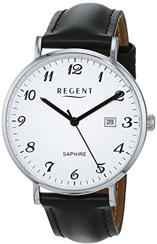 Regent HerrenArmbanduhr Analog Quarz Leder 11110815