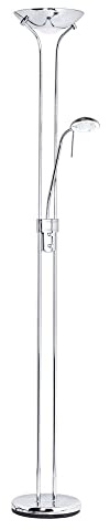 LITECRAFT Mother & Child Floor Lamp 2 Arm with Bulbs - (Polished Chrome)
