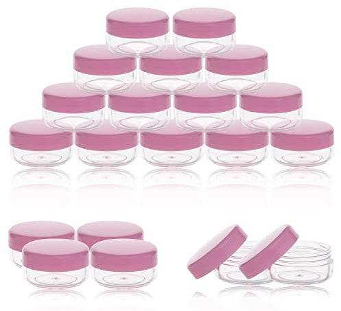 3 g Kosmetik-Probenbehälter mit Deckel, leere Mini-Make-up-Backen, Kunststoff, BPA-frei