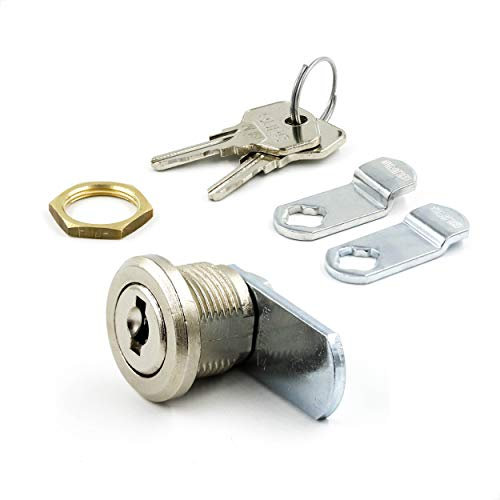 BURG Hebelschloss-Set 11mm gleichschließend (Universalzylinder, Briefkastenschloss, Möbelschloss, Schrankschloss)