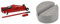 cartrend 10024 hydraulischer Wagenheber, Rangierwagenheber für SUVs und Geländewagen mit Quicklift-Funktion, 2,5 Tonnen & 10429 Universelle Gummiauflage Wagenheber und Hebebühnen, verstärkt für SUV
