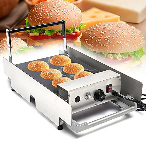 Elektrisches Burger Maker Burger-maschine aus Edelstahl Kommerziellen Doppel Hamburger Maschine Grill Brötchen Hamburger Maschine 220V