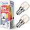 E14 Screw Oven Bulb 15W 230V SES Pygmy (Pack of 2) Oven-Rated 300°C Heat Tolerant Lamps for Philips, Neff, AEG, Smeg, Zanussi & Bosch Ovens (15, Watts)