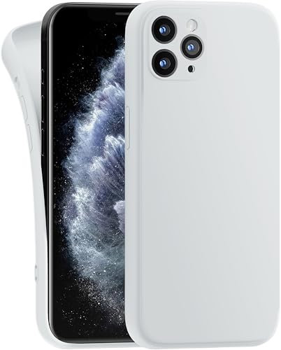 MyGadget Case for iPhone 11 Pro Max - Cover Ultra Thin TPU - Soft Touch Rubber & Anti-Scratch Shell - Flexible Silicone - Matte White
