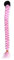 Uposao Motorrad Helm Zöpfe, Helm Pferdeschwanz mit Saugnapf Helm Pigtails Helm Haarschmuck Motorradhelm Braids für Motorrad Roller Helm Zubehör Braid Perücke für Damen,Rosa