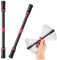 Outus Drehstift, Drehstift, Gaming-Trick-Stift, Mod mit Tutorial, kein Stift, Nachfüllpack, Stressabbau, Gehirntraining, Stifte für Erwachsene, Bürobedarf (schwarz und rot), 2 Stück