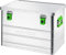 ALUTEC Aluminiumbox Starbox 90 (Inhalt 90 l, Innenmaße (LxBxH) 740 x 385 x 380 mm, staub-/spritzwassergeschützt, inkl. Fanbänder, Werkzeugbox, Aufbewahrungskiste, Gewicht 4,57 kg) 26090