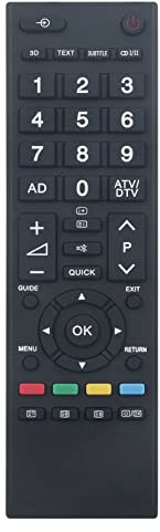 ALLIMITY CT-90437 Remplacer Télécommande adaptée à Toshiba 40L5331DG 40L5333D 40L5333DG 40L5335D 40L5335DG 40L5353DN 50L5331DG 50L5333DG 50L5335DG 50L5353DN 58L5333DG 58L5335DG 58L5353DN K6-03-D01