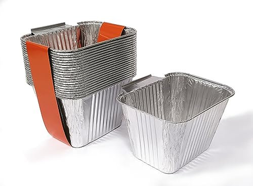 20 Stück Grill Fett Cup Liner für Pit Boss Grill, BBQ Drip Pan Liners Kompatibel mit Blue Rhino Razor 4 Brenner Gasgrill