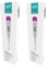 EUROPAPA 2 Stück Digitales Fieberthermometer für Babys, Kinder und Erwachsene, Thermometer für oral, axillar oder rektal, wasserdicht mit Fieberalarm (Lila)