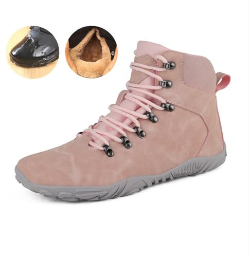 Deedlite Max Barfußschuhe Wasserdicht Winter, Wasserfeste Barfußschuhe Damen und Herren, Röck Performance Barfußschuhe, Winterschuhe Winterstiefel Herren【Fällt klein aus, eine Nummer größer kaufen】