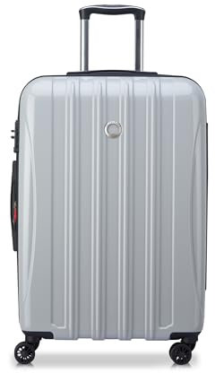 DELSEY PARIS Helium Aero Hardside Erweiterbares Gepäck mit Spinner-Rädern, Nardo Grau, Checked-Medium 25 Inch, Helium Aero Hardside Erweiterbares Gepäck mit Spinner-Rädern