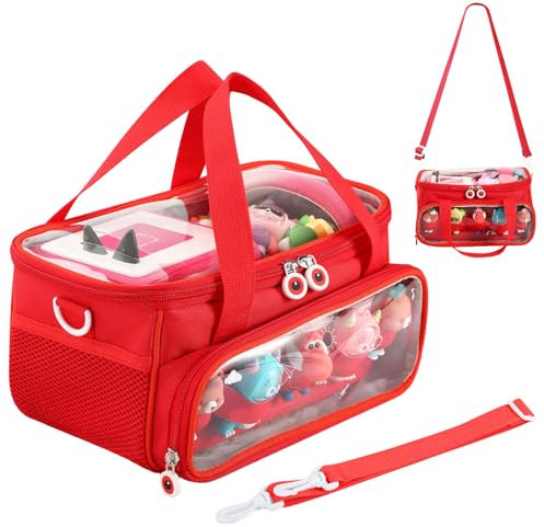 dewdat Carrying Case For Toniebox StarterSet, Carrying Case For Toniebox StarterSet And Accessories ToniesCase Travel Storage Felt Bag With Handle, Toniebox Audio Player Carrying Box