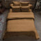 Housse de Couette 220x240 cm en Gaze de Coton Camel