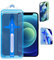 LONGTO Blinkori Displayschutzfolie für iPhone 15/14/13/12/11 Pro Max, 2024 unsichtbarer Artefakt-Displayschutz – staubfrei ohne Blasen, Displayschutz aus gehärtetem Glas (Privacy,11Pro)