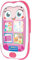 Clementoni Baby Baby Smartphone Pink, Telefono Bambini 6-36 Mesi, Centro attività con 4 Tasti per Imparare Parole e Numeri con Canzoni e Filastrocche, Luci e Suoni, Lingua Italiana, 17935